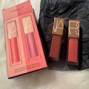 NARS Mini Afterglow Lip Shine Duo — Orgasm & Unbreakable